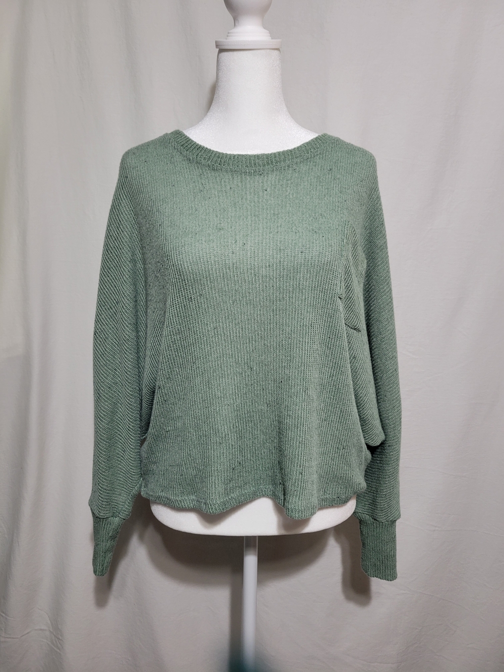 miami Sage Green Crewneck Sweater